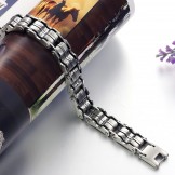 High Quality Male Classic Titanium Bracelet 