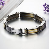 Wide Varieties Male Titanium Bracelet