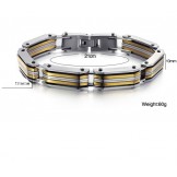 Wide Varieties Male Titanium Bracelet