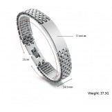 Stable Quality Male Titanium Bracelet