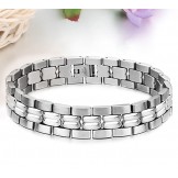 Quality and Quantity Assured Male Concise Titanium Bracelet