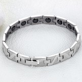 Easy to Use Antifatigue Titanium Lodestone Bracelet