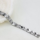 Easy to Use Antifatigue Titanium Lodestone Bracelet