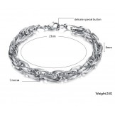 Complete in Specifications Male Titanium Bracelet 