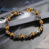 Reliable Reputation Male Titanium Bracelet 