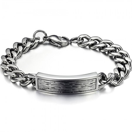 to Enjoy High Reputation at Home and Abroad Male Titanium Bracelet 