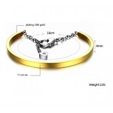 Reliable Quality Sweetheart Titanium Bracelet 