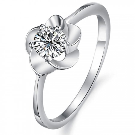 The Queen of Quality Female Fashion Platinum Plating Titanium Ring 