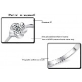 The Queen of Quality Female Fashion Platinum Plating Titanium Ring 