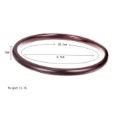 Wide Varieties Female Brown Tungsten Ceramic Bangle 