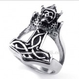 Titanium Thor's Hammer Ring