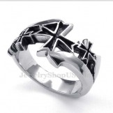 Titanium Cross Ring