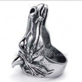 Titanium Horse Head Ring