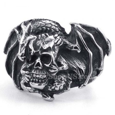 Titanium Skull Ring