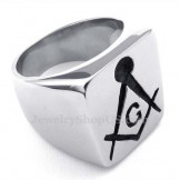 Titanium Masonic Ring