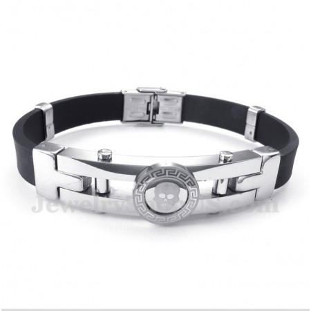 Men's Titanium Rubber Bracelet