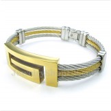 Men's Titanium Cable Bracelet