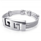 Men's Titanium Cable Bracelet