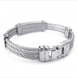 Men's Titanium Cable Bracelet