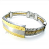 Men's Titanium Cable Bracelet