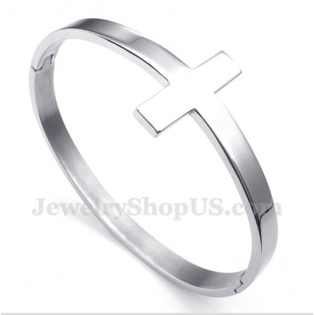 Men's Titanium Cross Bracelet