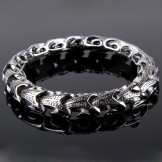 Mens Titanium Chain Bracelet