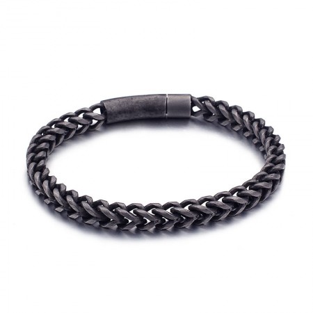 titanium men's bracelet titanium boys retro hip hop trendy hand jewelry