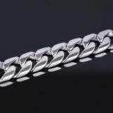  titanium bracelet version of the fashion bracelet Cuba chain men's bracelets