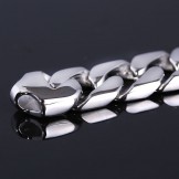  titanium bracelet version of the fashion bracelet Cuba chain men's bracelets