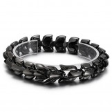  Cool Vacuum plated multi-color keel titanium bracelet for men