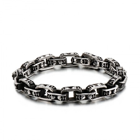 titanium skull bracelet chic biker ghost bracelet titanium jewelry