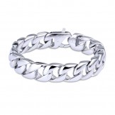 titanium Blackened Men's Bracelet Men's Chain