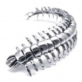 Men's bracelet titanium zoo centipede bracelet